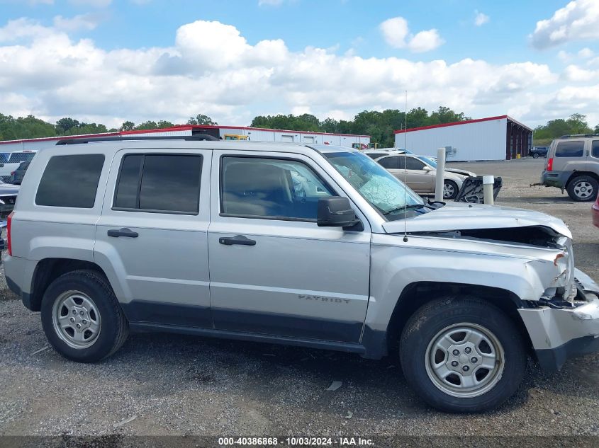 2014 Jeep Patriot Sport VIN: 1C4NJPBA2ED555663 Lot: 40386868