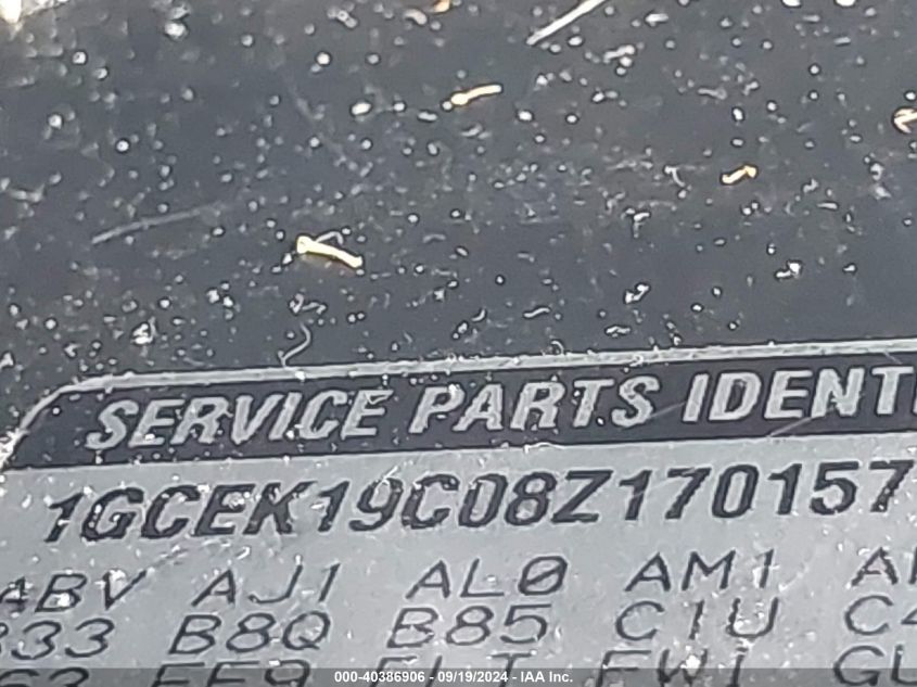 1GCEK19C08Z170157 2008 Chevrolet Silverado 1500 Lt1