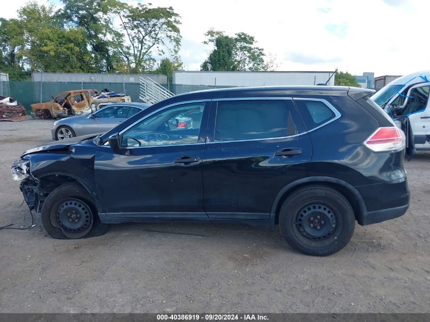 2016 Nissan Rogue S/Sl/Sv VIN: KNMAT2MV7GP665931 Lot: 40386919