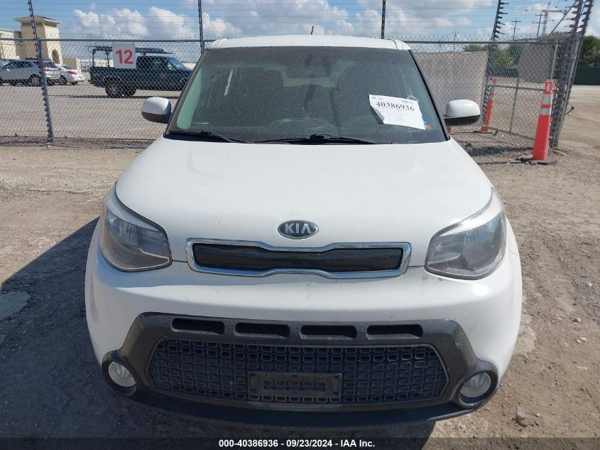 2016 Kia Soul + VIN: KNDJP3A50G7315989 Lot: 40386936