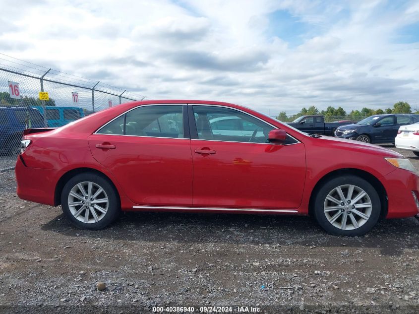 2012 Toyota Camry Xle VIN: 4T4BF1FK5CR170732 Lot: 40386940