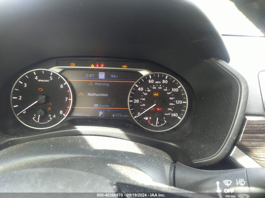 VIN 1N4BL4FV0KC115764 2019 NISSAN ALTIMA 2.5 PLATINUM