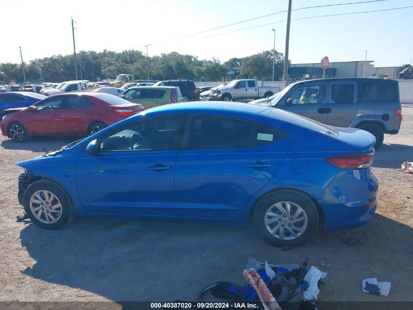 2018 Hyundai Elantra Se VIN: KMHD74LF2JU657344 Lot: 40387020