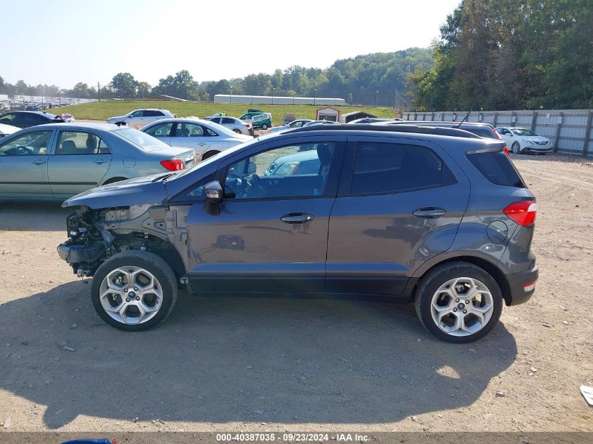 2021 Ford Ecosport Se VIN: MAJ3S2GE8MC438490 Lot: 40387035