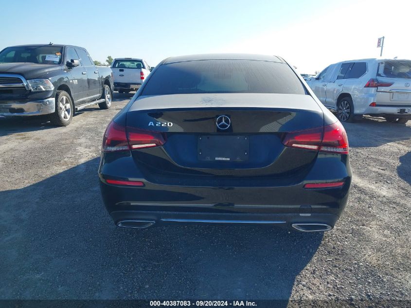 2019 Mercedes-Benz A 220 VIN: WDD3G4EB3KW020159 Lot: 40387083