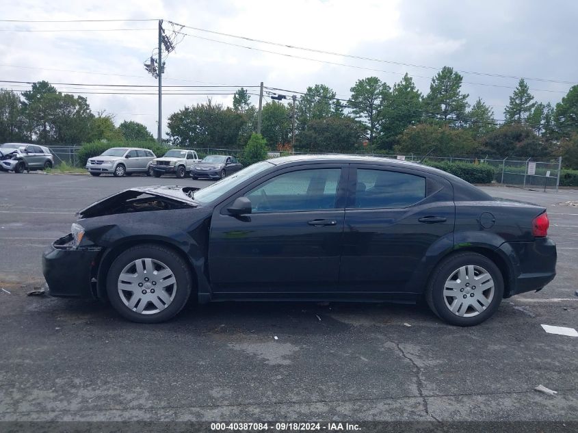 1C3CDZAB1EN147691 2014 Dodge Avenger Se