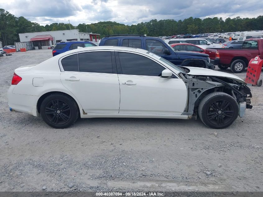 2012 Infiniti G37 Journey VIN: JN1CV6AP0CM624166 Lot: 40387094