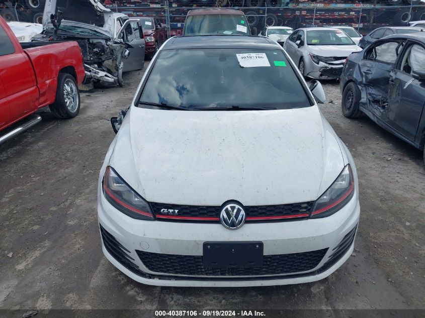 2015 Volkswagen Golf Gti 2.0T Se 2-Door VIN: 3VWTT7AU7FM038018 Lot: 40387106