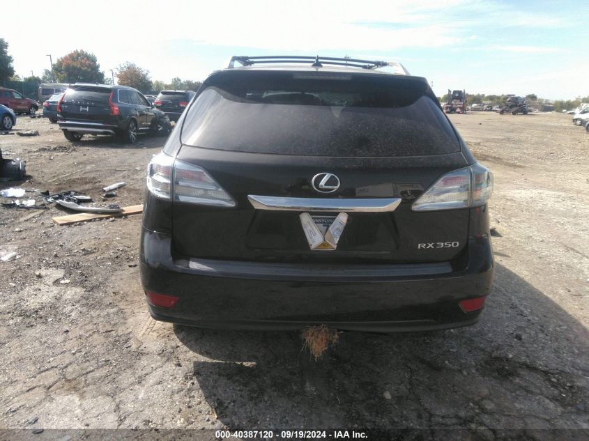 2012 Lexus Rx 350 VIN: 2T2BK1BA0CC135371 Lot: 40387120