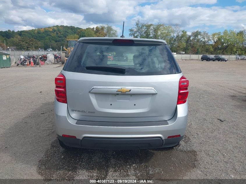 2GNFLEEK9H6182381 2017 Chevrolet Equinox Ls