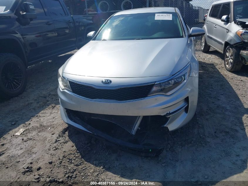 2017 Kia Optima Lx VIN: 5XXGT4L37HG175374 Lot: 40387155