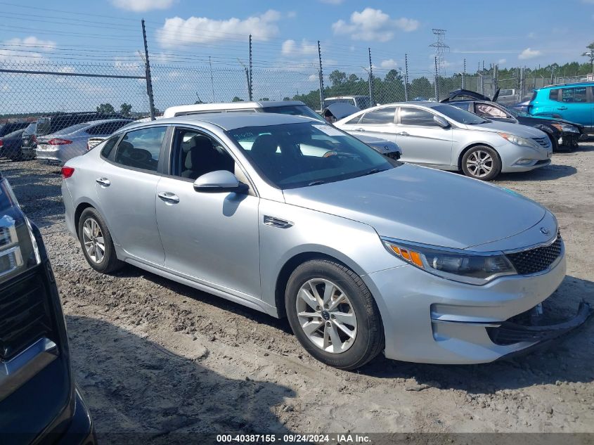 2017 Kia Optima Lx VIN: 5XXGT4L37HG175374 Lot: 40387155