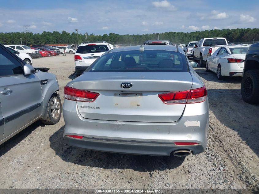 2017 Kia Optima Lx VIN: 5XXGT4L37HG175374 Lot: 40387155