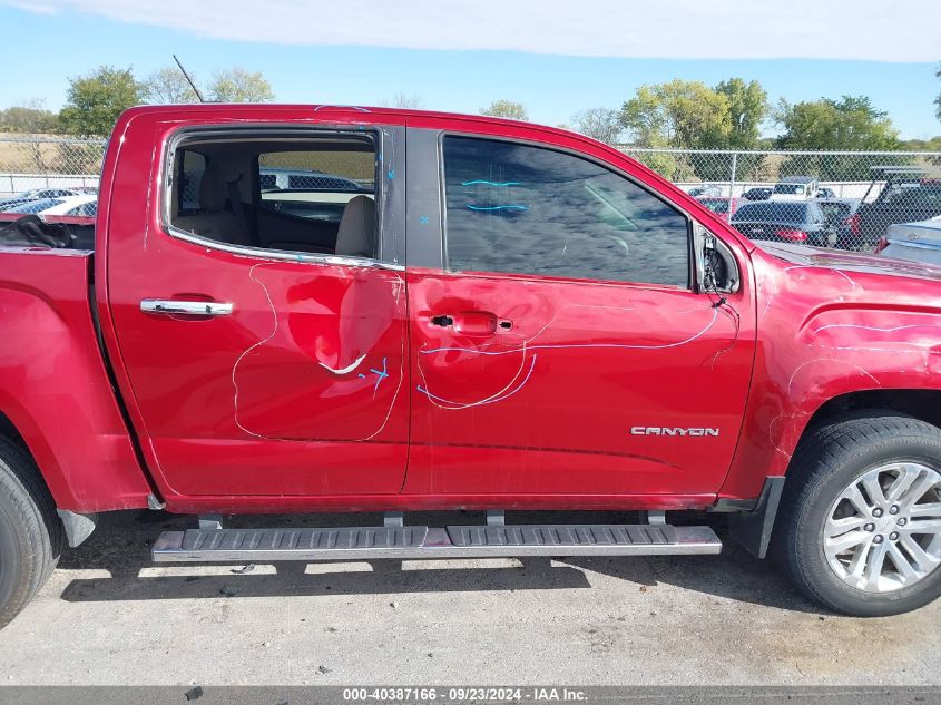 2016 GMC Canyon Slt VIN: 1GTG6DE33G1302779 Lot: 40387166