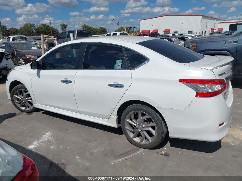 2014 Nissan Sentra Sr VIN: 3N1AB7AP3EY306502 Lot: 40387171