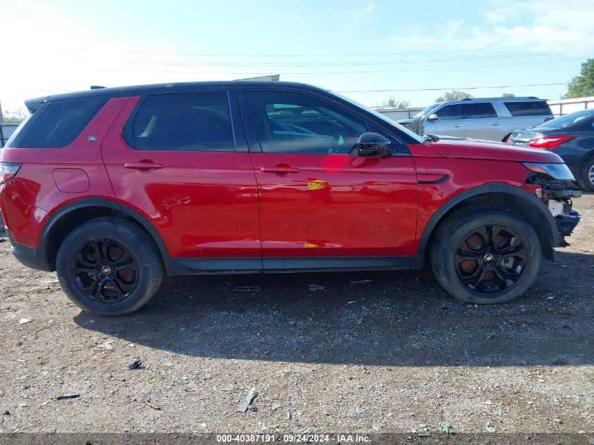 2020 Land Rover Discovery Sport Standard VIN: SALCK2FX6LH853833 Lot: 40387191