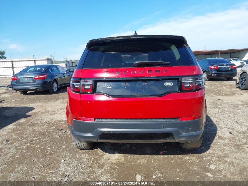 2020 Land Rover Discovery Sport Standard VIN: SALCK2FX6LH853833 Lot: 40387191