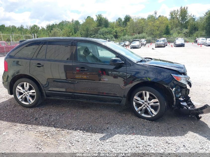 2013 Ford Edge Sel VIN: 2FMDK3J90DBA43893 Lot: 40387249