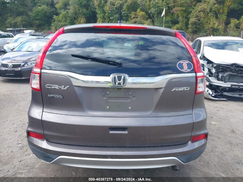 2016 Honda Cr-V Ex VIN: 2HKRM4H53GH671792 Lot: 40387275