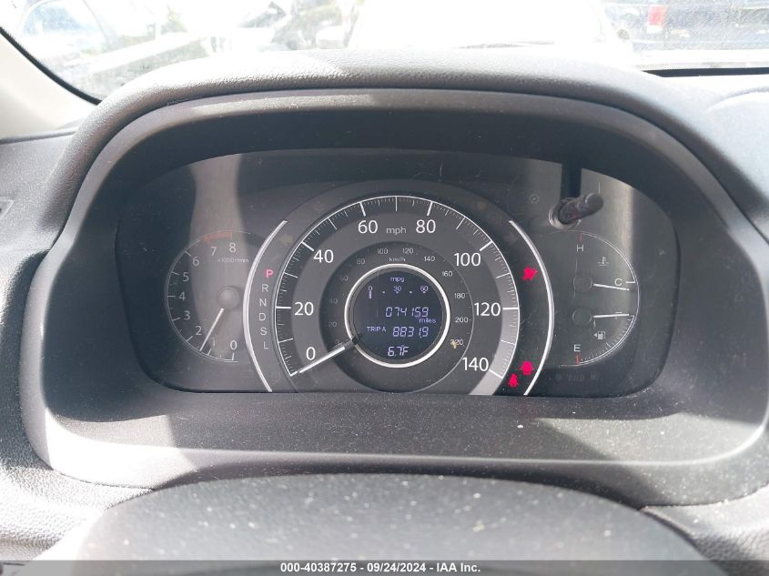 2016 Honda Cr-V Ex VIN: 2HKRM4H53GH671792 Lot: 40387275