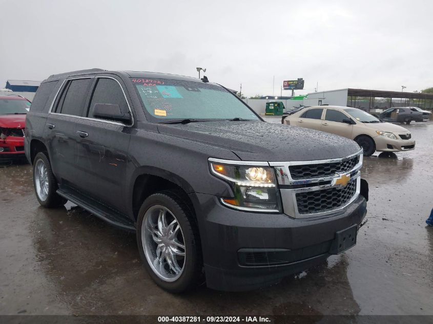 VIN 1GNSCBKCXFR142743 2015 Chevrolet Tahoe, LT no.1