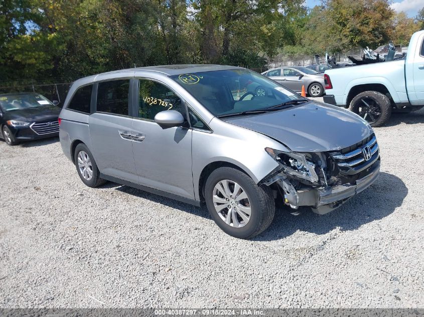 2016 Honda Odyssey Ex-L VIN: 5FNRL5H68GB101643 Lot: 40387297