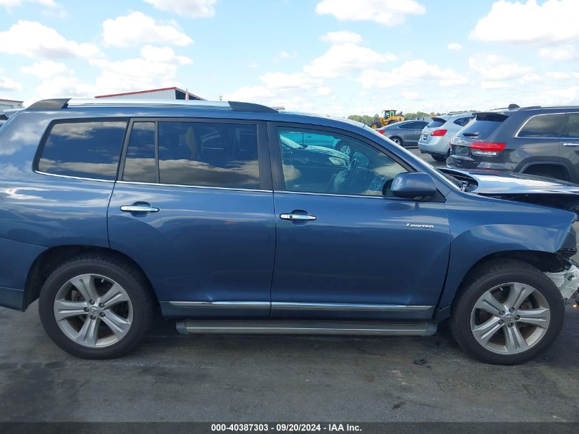 2013 Toyota Highlander Limited V6 VIN: 5TDYK3EH9DS135400 Lot: 40387303