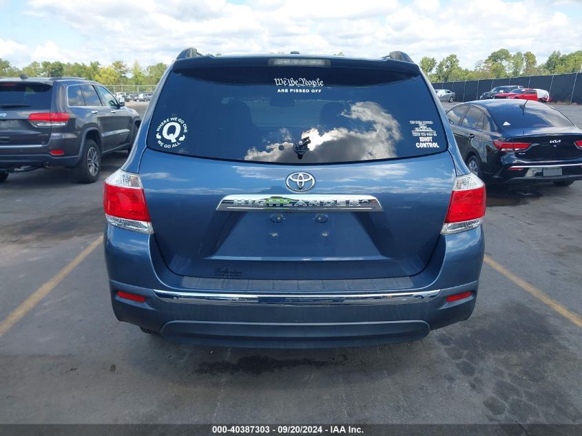 2013 Toyota Highlander Limited V6 VIN: 5TDYK3EH9DS135400 Lot: 40387303