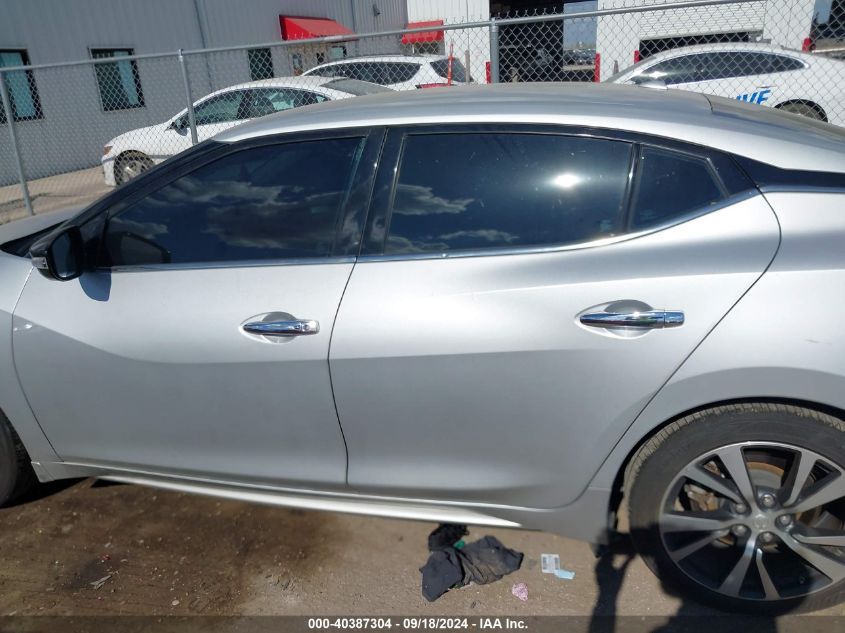 2017 Nissan Maxima 3.5 Sv VIN: 1N4AA6AP2HC420021 Lot: 40387304