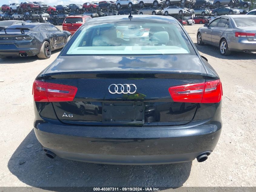 2014 Audi A6 2.0T Premium VIN: WAUGFAFCXEN117676 Lot: 40387311