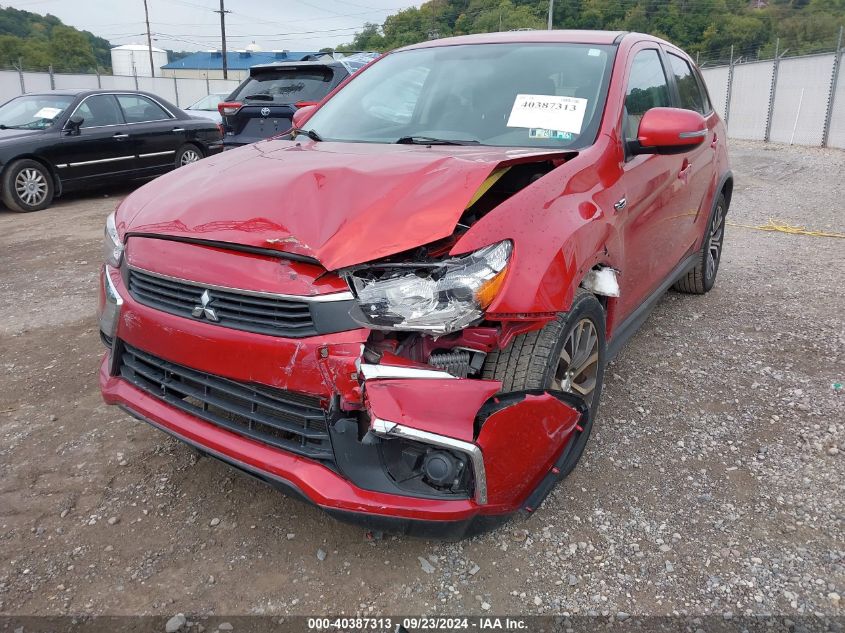 2017 Mitsubishi Outlander Sport 2.0 Es VIN: JA4AP3AU4HZ066622 Lot: 40387313