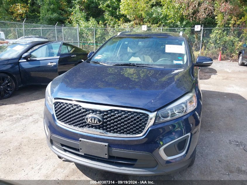 2017 Kia Sorento 3.3L Lx VIN: 5XYPGDA56HG322076 Lot: 40387314