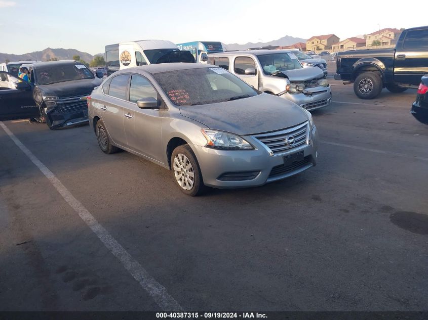 2014 Nissan Sentra S VIN: 3N1AB7AP9EY242160 Lot: 40387315