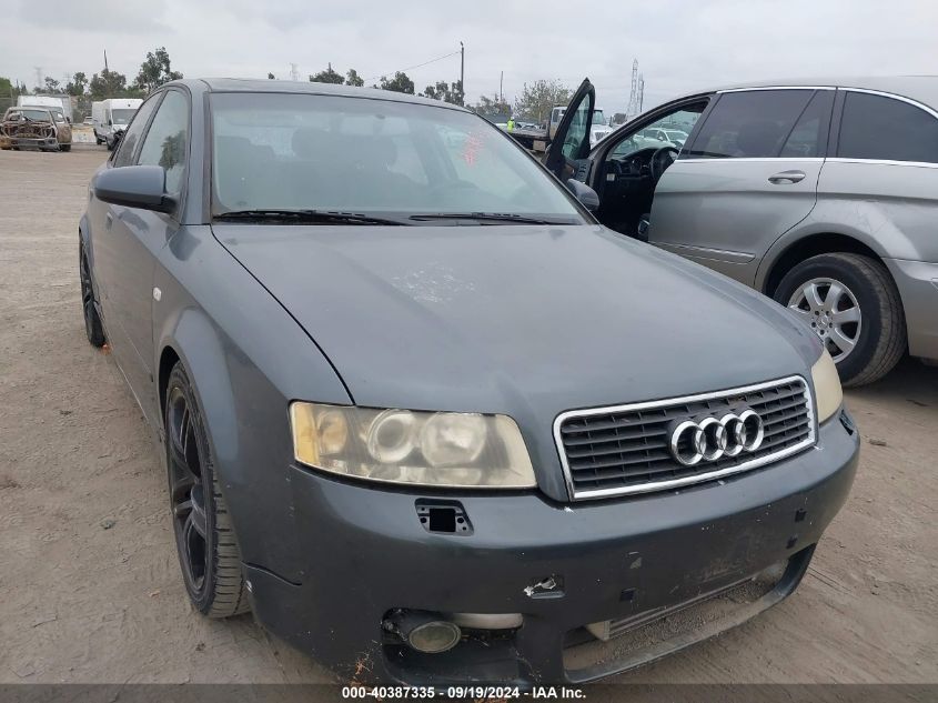 2004 Audi A4 1.8T VIN: WAUJC68E14A083403 Lot: 40387335