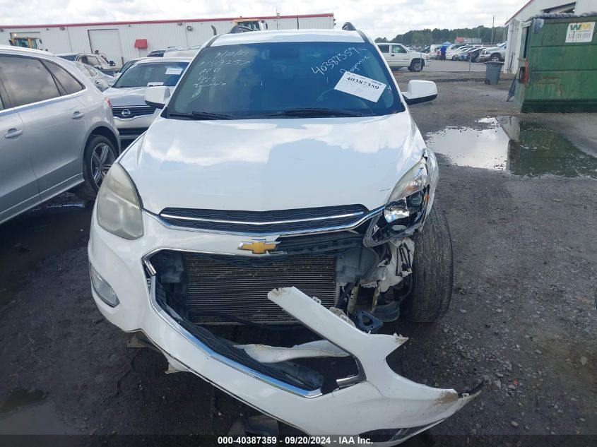 2016 Chevrolet Equinox Lt VIN: 2GNALCEK6G1148599 Lot: 40387359