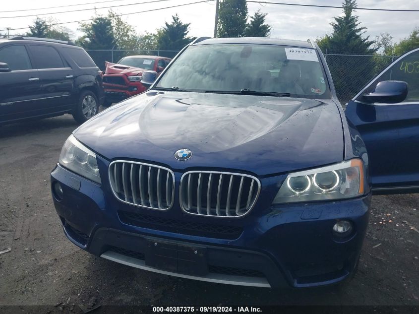 2011 BMW X3 xDrive35I VIN: 5UXWX7C51BL735138 Lot: 40387375