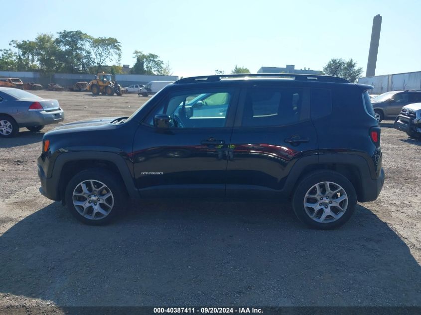 2016 Jeep Renegade Latitude VIN: ZACCJBBT2GPC76181 Lot: 40387411