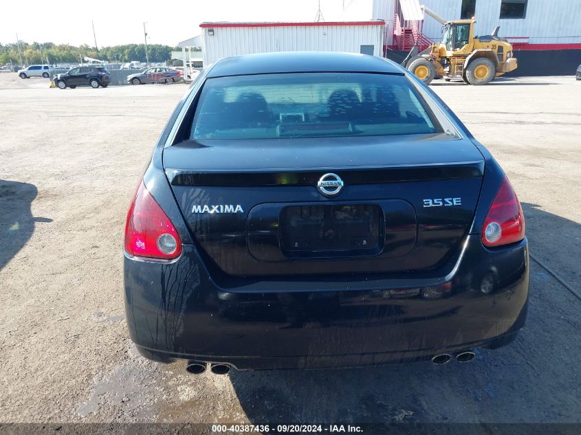 2006 Nissan Maxima 3.5 Se VIN: 1N4BA41E76C814649 Lot: 40387436