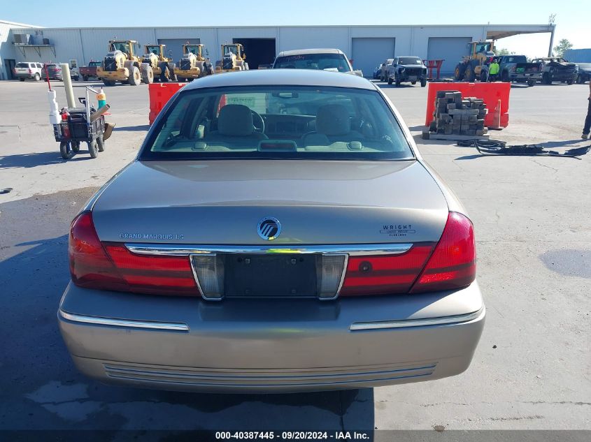 2004 Mercury Grand Marquis Ls VIN: 2MHFM75W04X667647 Lot: 40387445