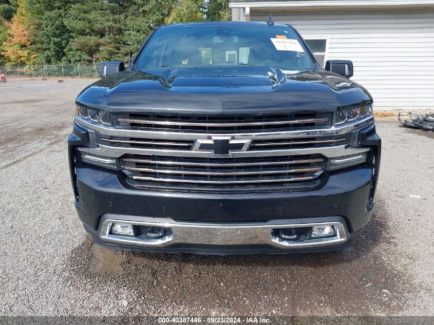 2021 Chevrolet Silverado 1500 4Wd Short Bed High Country VIN: 1GCUYHEL3MZ404374 Lot: 40387446