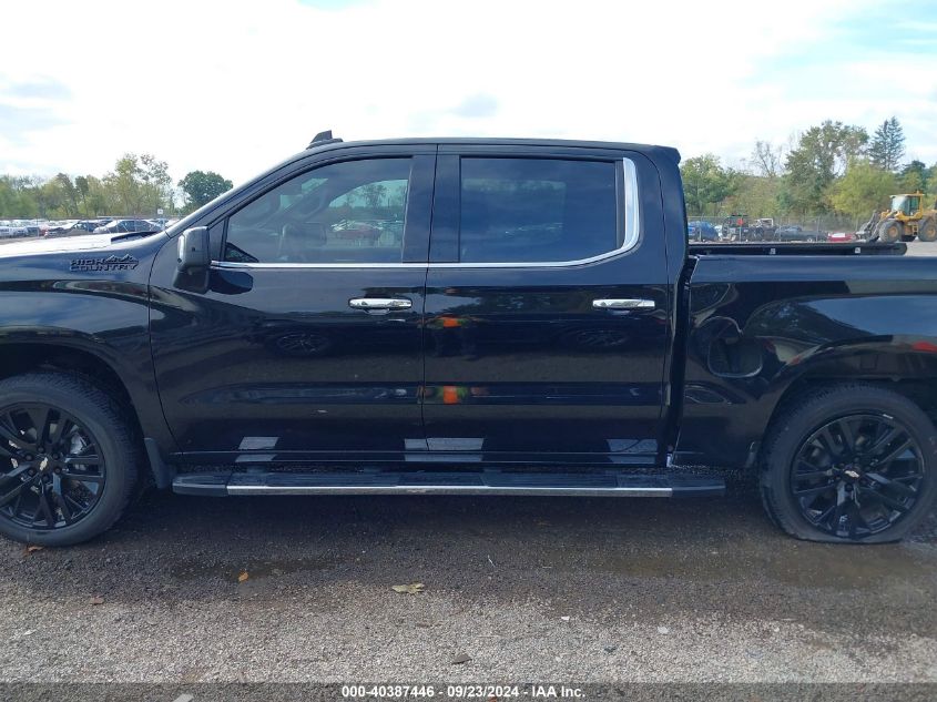 2021 Chevrolet Silverado 1500 4Wd Short Bed High Country VIN: 1GCUYHEL3MZ404374 Lot: 40387446