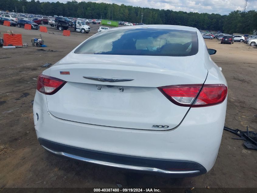 2015 Chrysler 200 Limited VIN: 1C3CCCAB4FN692611 Lot: 40387480