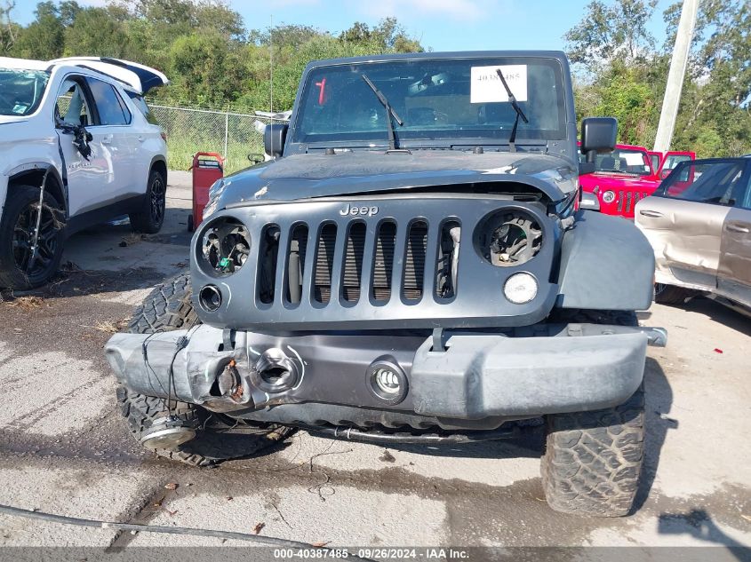 2016 Jeep Wrangler Black Bear VIN: 1C4AJWAG7GL202357 Lot: 40387485