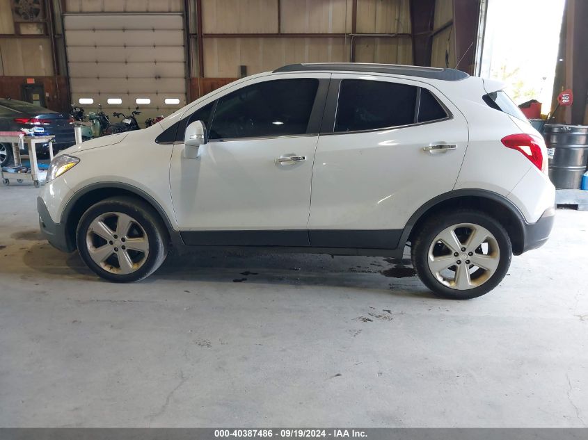 2016 Buick Encore Convenience VIN: KL4CJFSB3GB541564 Lot: 40387486