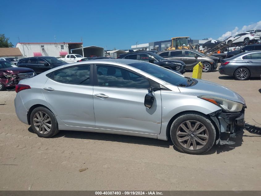 2014 Hyundai Elantra Se VIN: KMHDH4AE7EU038932 Lot: 40387493