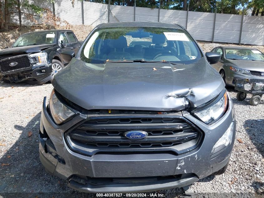 2022 Ford Ecosport S VIN: MAJ6S3FL3NC458411 Lot: 40387527