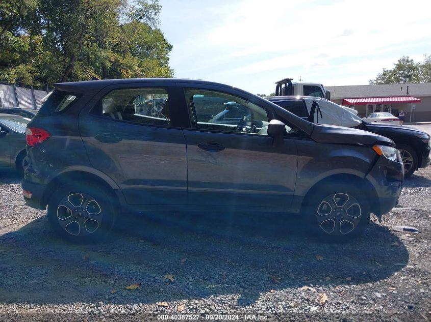 2022 Ford Ecosport S VIN: MAJ6S3FL3NC458411 Lot: 40387527