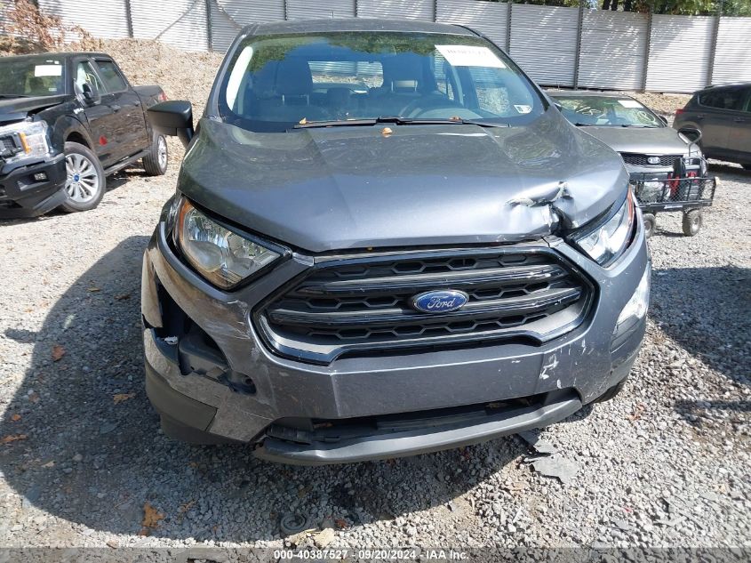 2022 Ford Ecosport S VIN: MAJ6S3FL3NC458411 Lot: 40387527