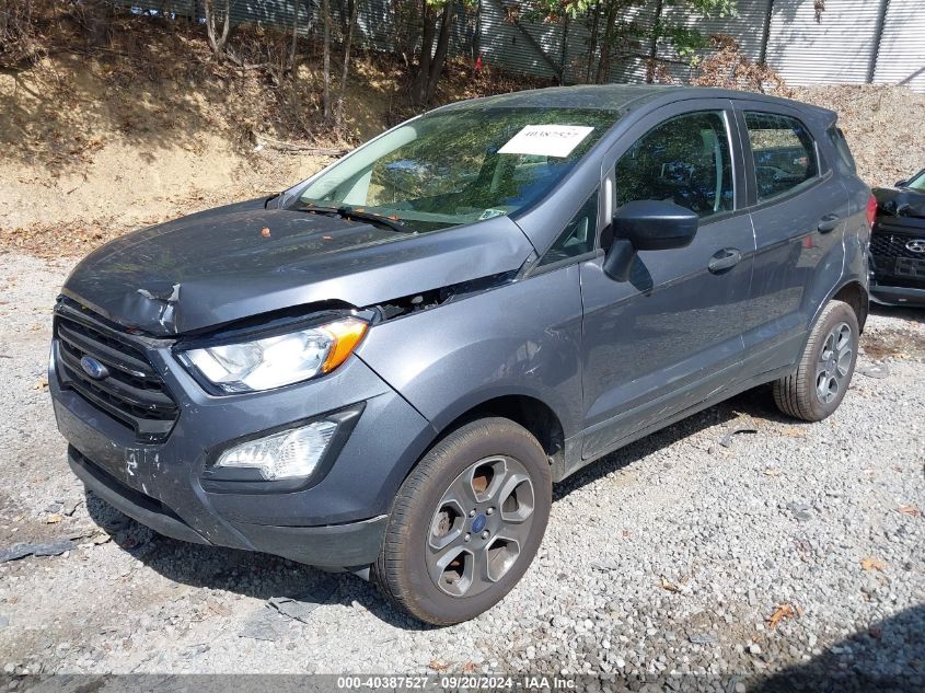 2022 FORD ECOSPORT S - MAJ6S3FL3NC458411