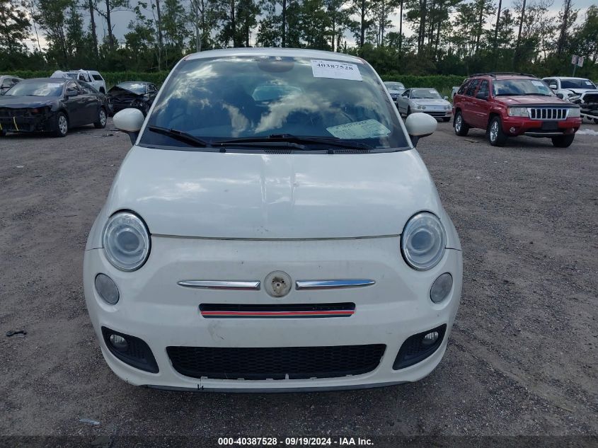 2014 Fiat 500 Sport VIN: 3C3CFFBRXET207987 Lot: 40387528